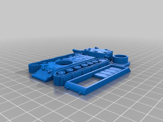 苏联KV-2坦克3D打印模型
