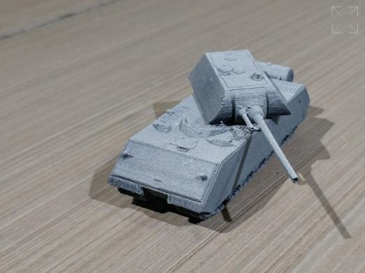德国鼠式坦克3D打印模型