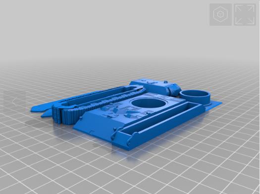 德国鼠式坦克3D打印模型