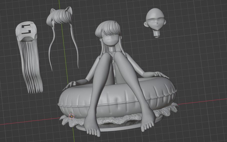 古见同学3D打印模型