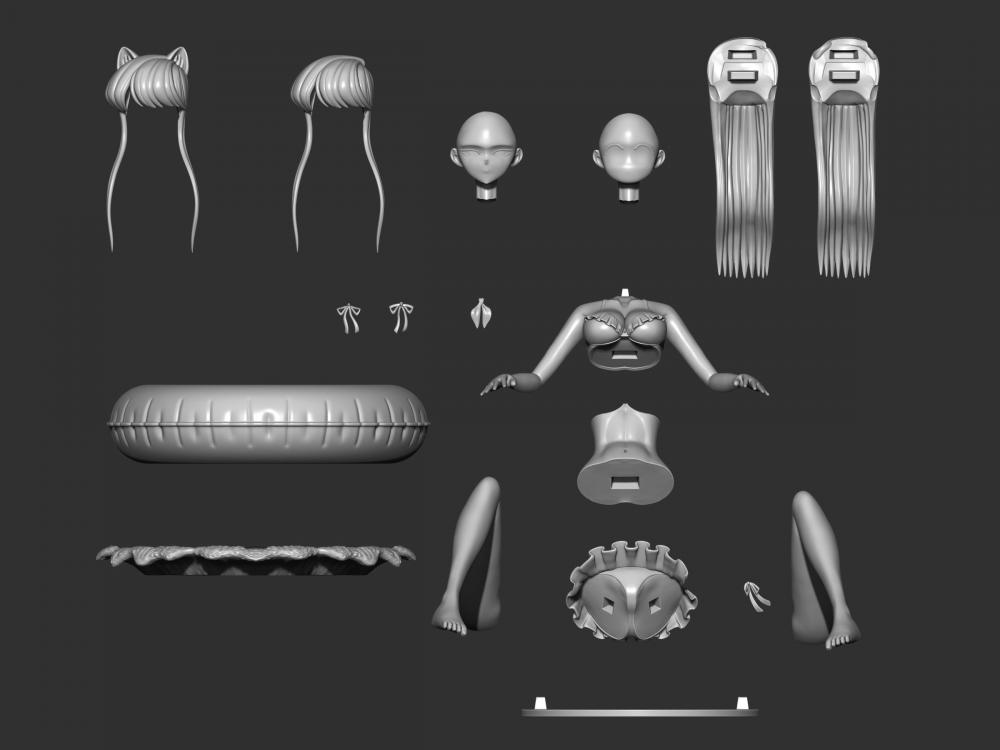 古见同学3D打印模型