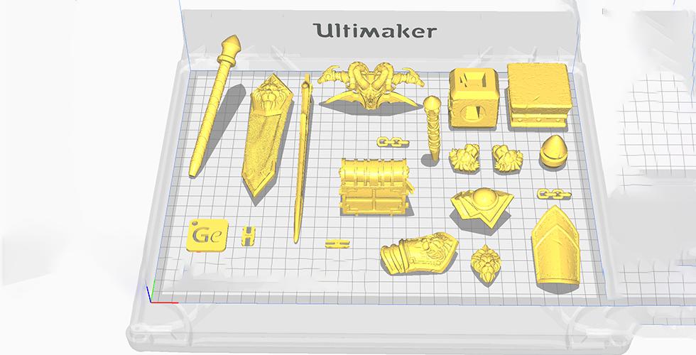阿尔萨斯王子 多版本3D打印模型