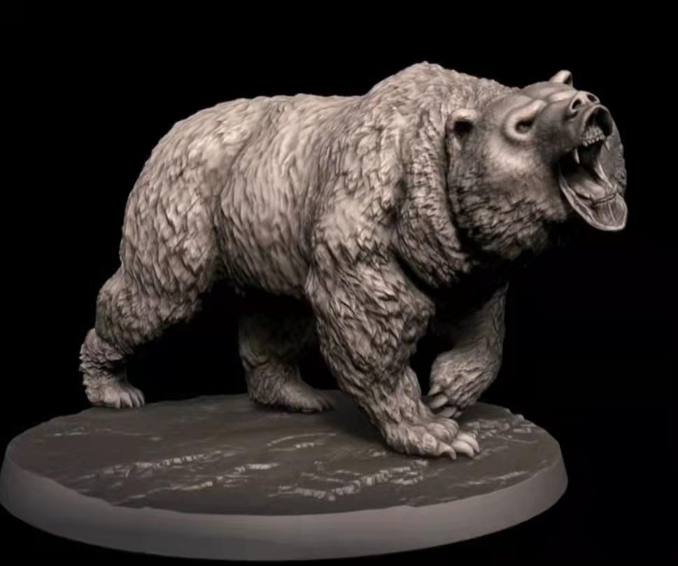 棕熊23D打印模型