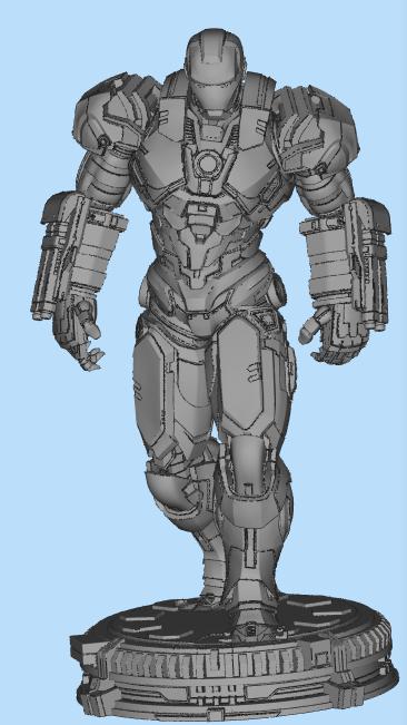铠甲钢铁侠3D打印模型
