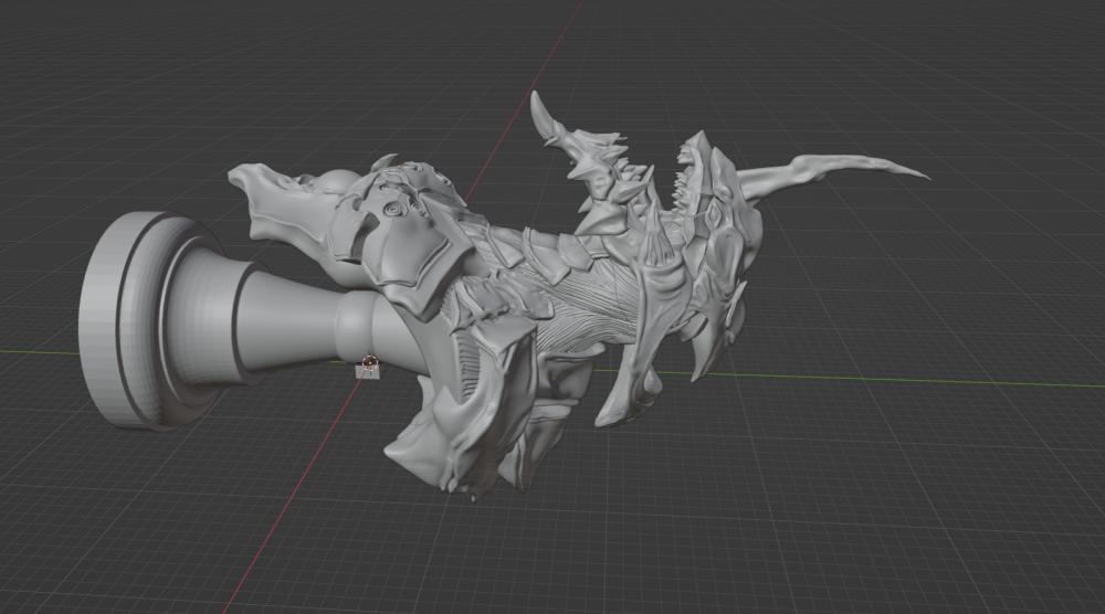 EVA初号机暴走胸像3D打印模型
