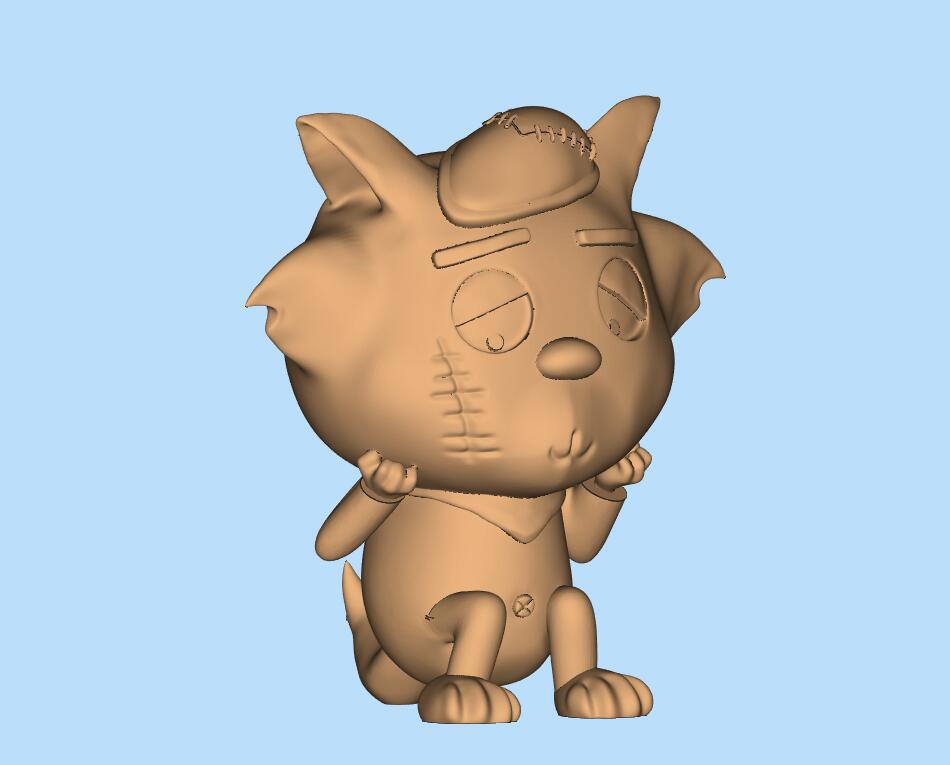 灰太狼3D打印模型