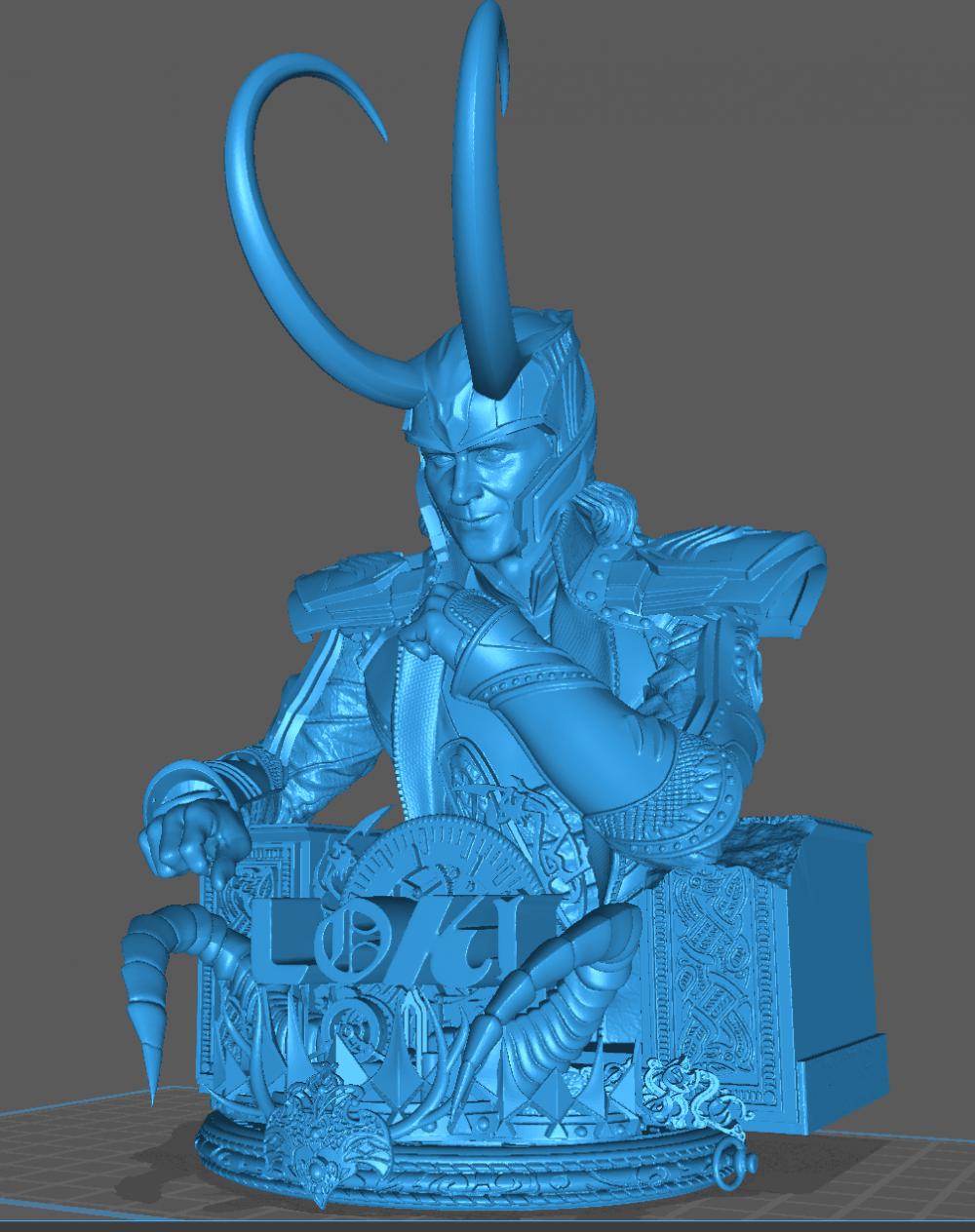 漫威 洛基3D打印模型