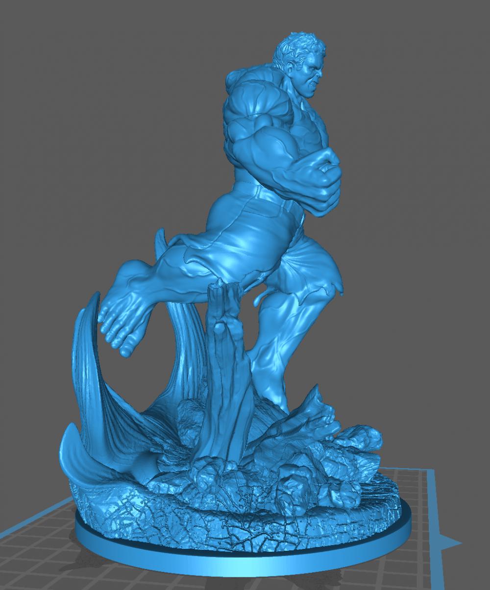 漫威 绿巨人3D打印模型