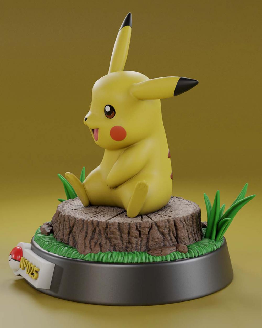 宝可梦 皮卡丘3D打印模型