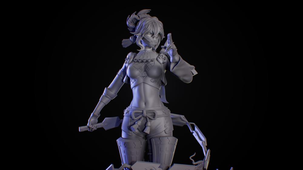 久岐忍 原神3D打印模型