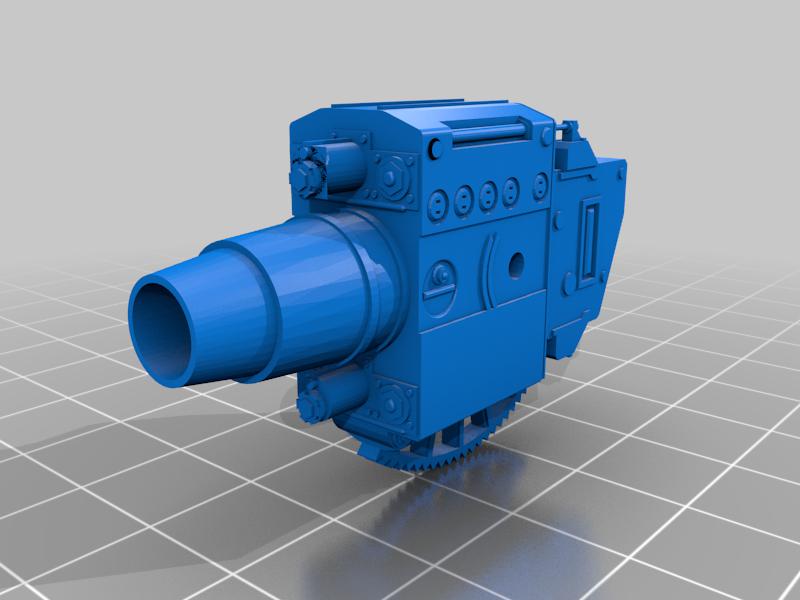 卡尔臼炮3D打印模型