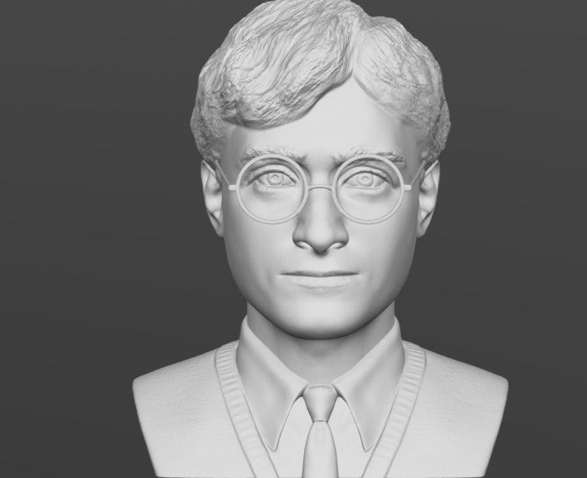 哈利波特 胸雕 头雕3D打印模型