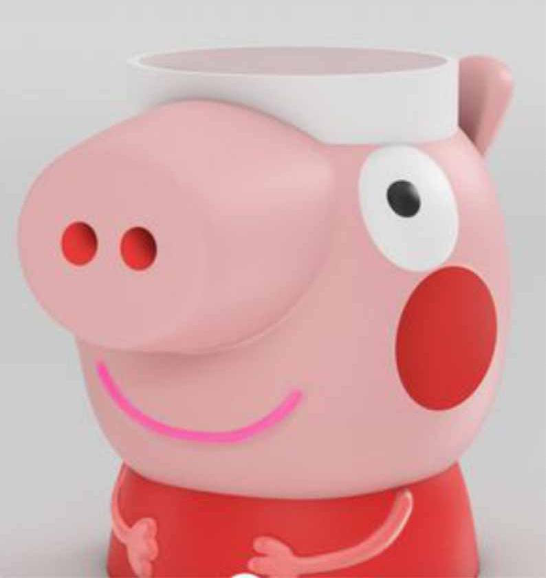 小猪佩奇 储物罐3D打印模型