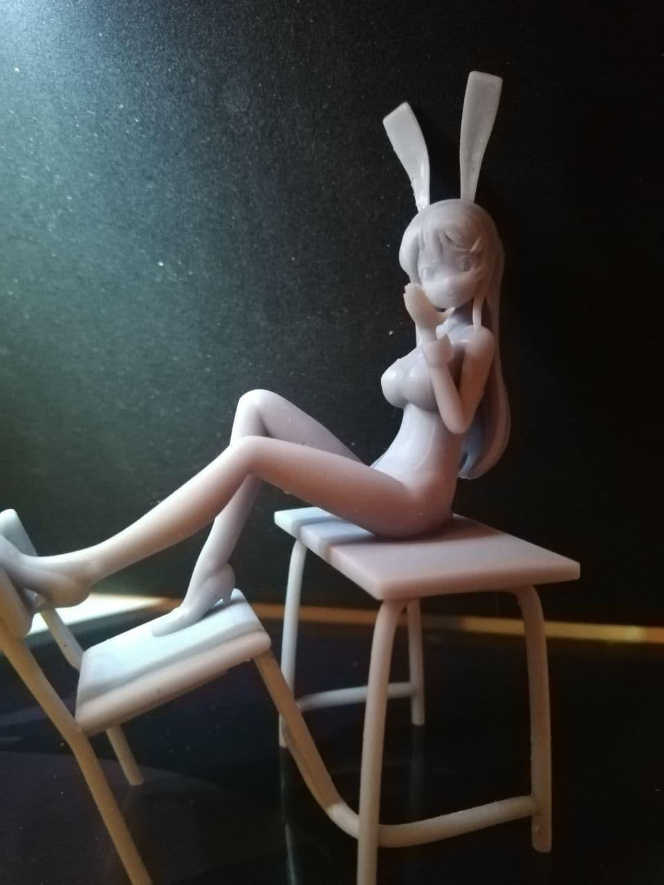 兔女郎学姐3D打印模型