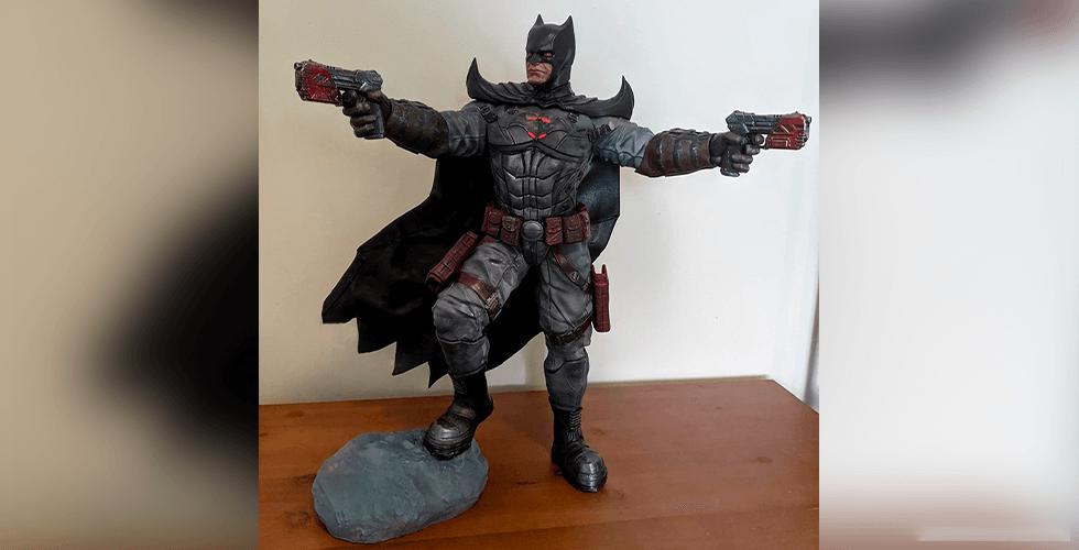 双枪蝙蝠侠3D打印模型