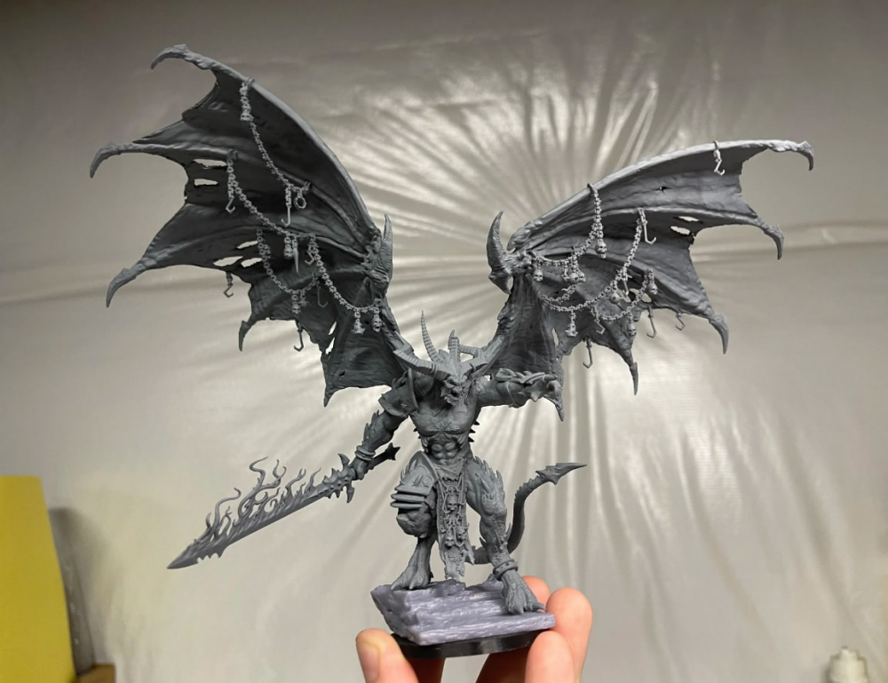 恶魔领主3D打印模型