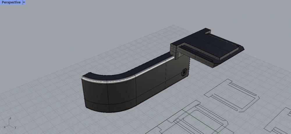 徕卡拇指柄3D打印模型