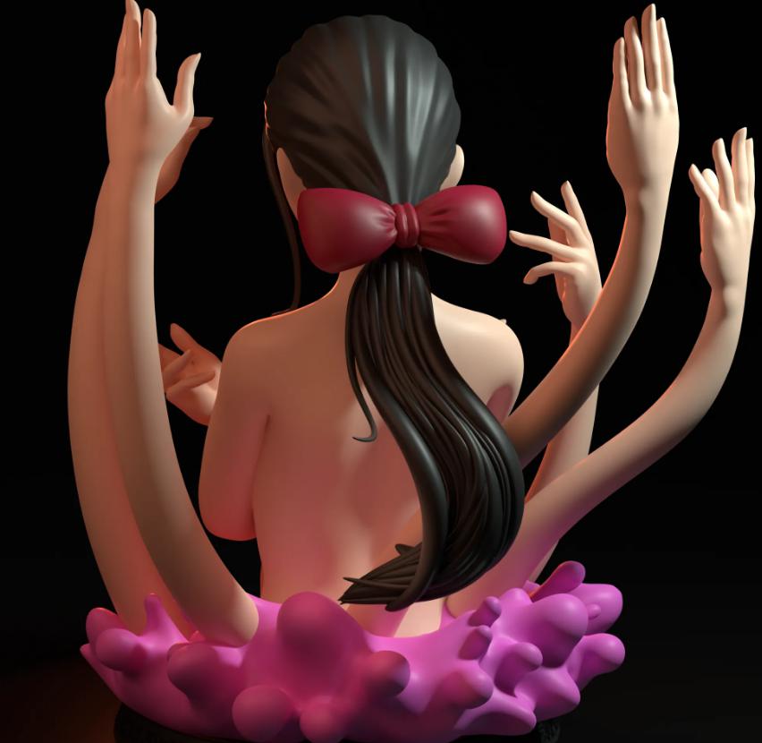 妮可罗宾万紫千红3D打印模型