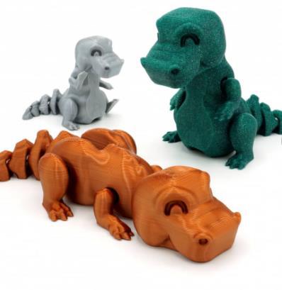 可动可爱小恐龙3D打印模型