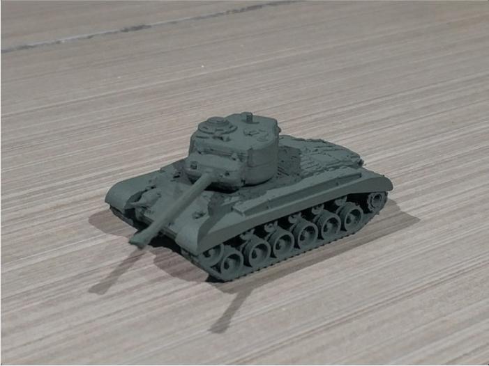 M26潘兴坦克3D打印模型