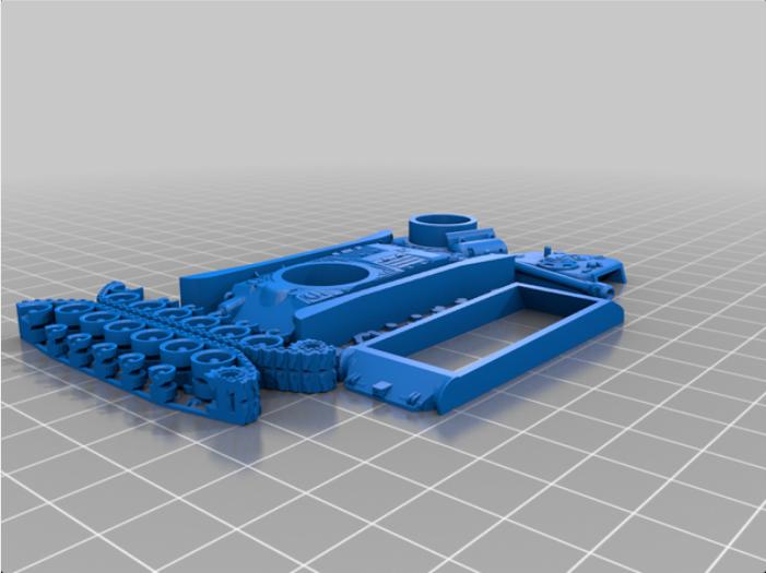 M26潘兴坦克3D打印模型