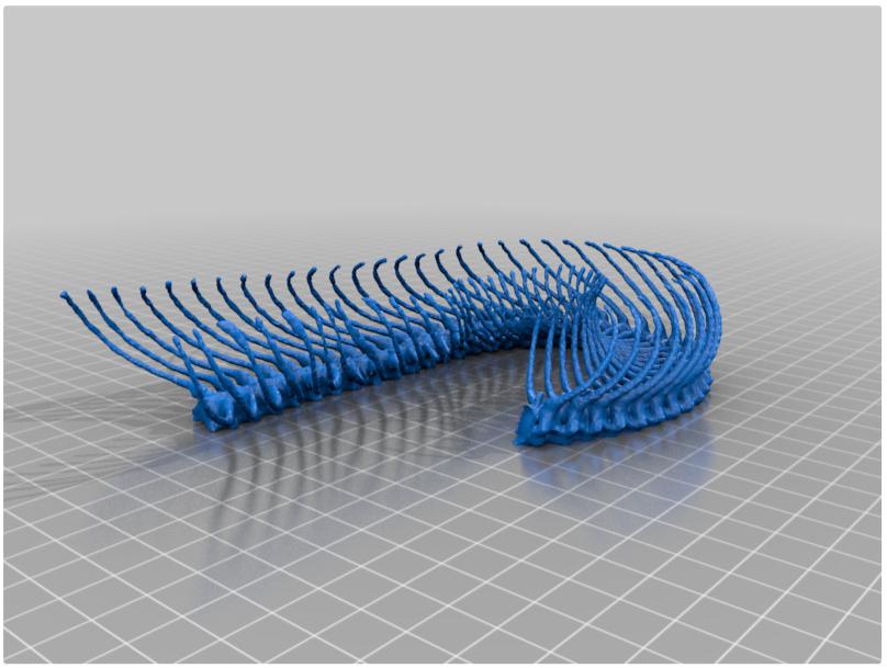 腾蛇陨落3D打印模型