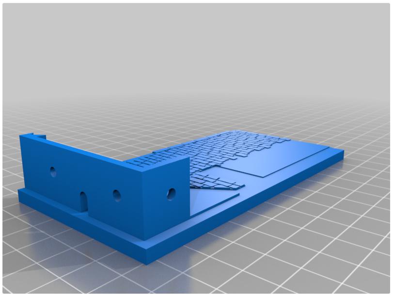 敲门小巷书角3D打印模型