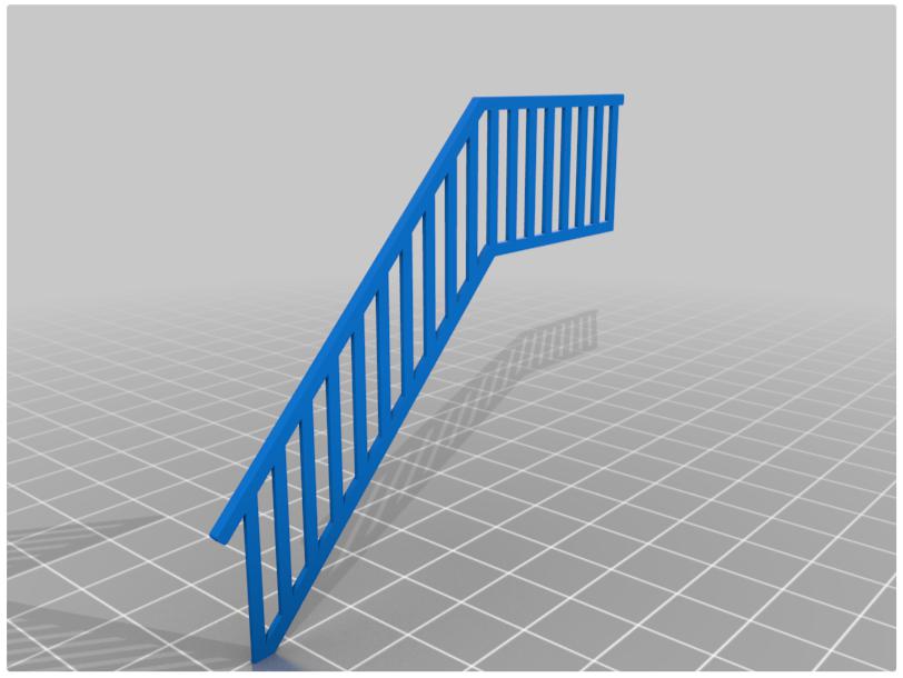 敲门小巷书角3D打印模型