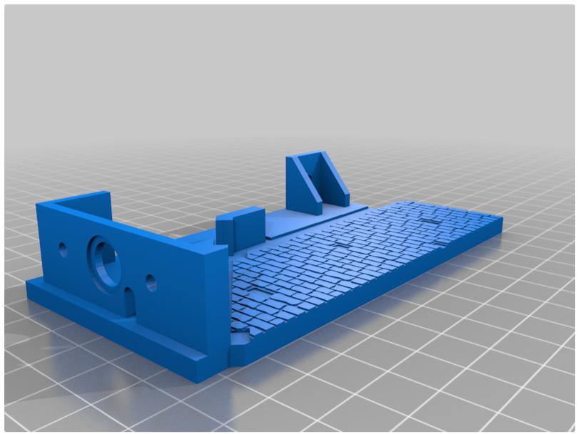 敲门小巷书角3D打印模型