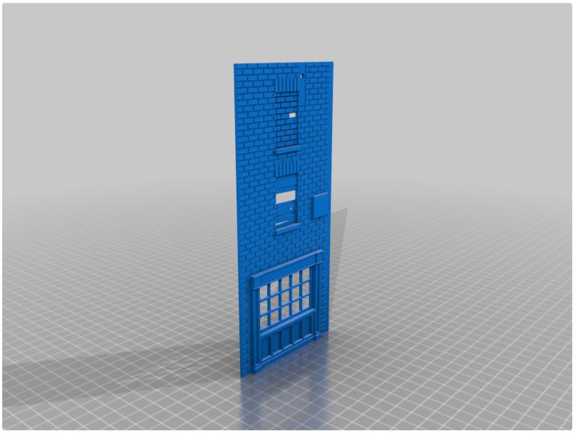 敲门小巷书角3D打印模型