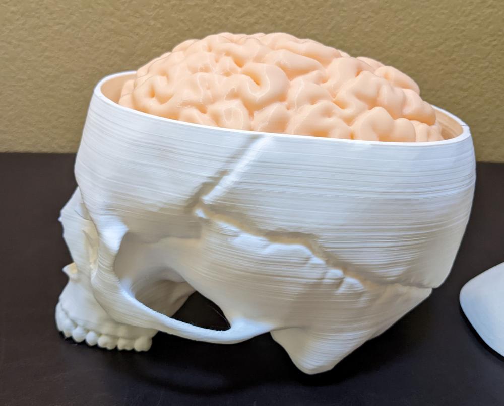骷髅头爆米花小零食杯具3D打印模型