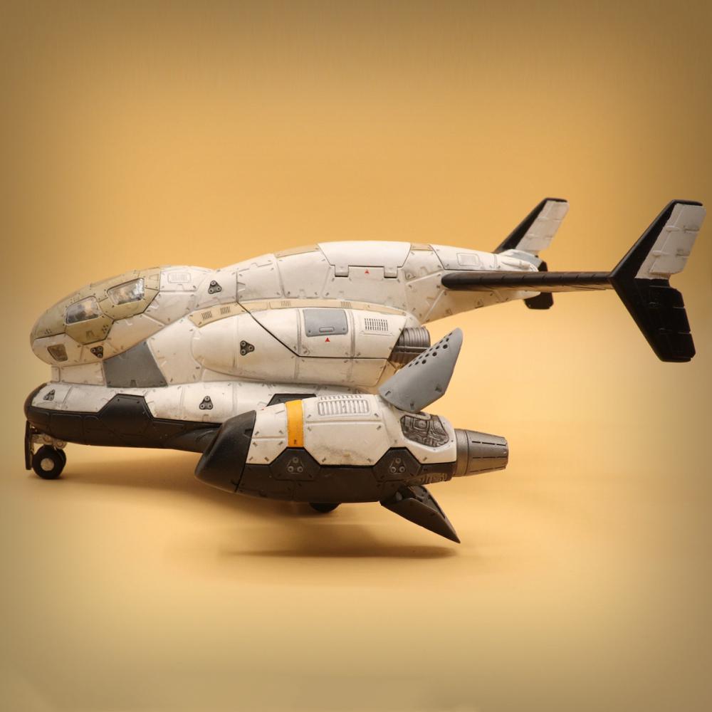 穿梭机+兵人3D打印模型