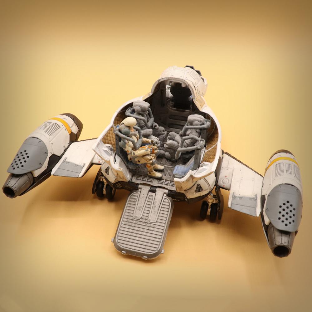 穿梭机+兵人3D打印模型