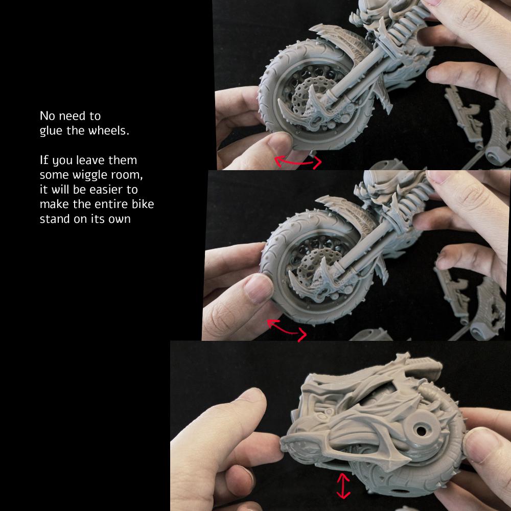 赛博朋克 机车少女3D打印模型
