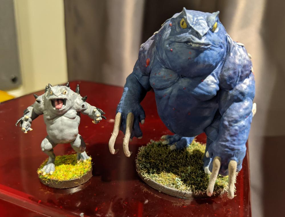 史拉蟾领主蟾蜍怪物（四只）3D打印模型
