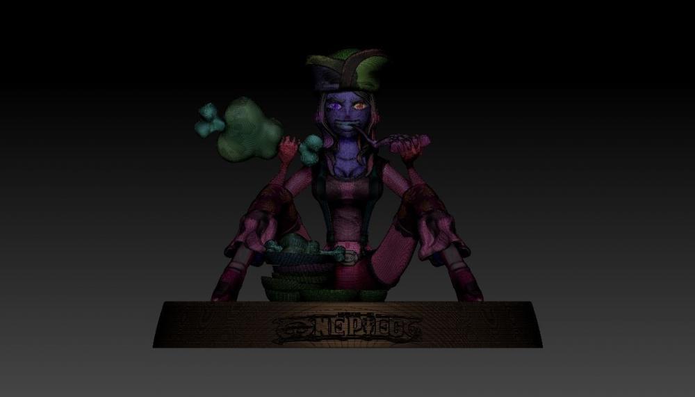 海贼王 乔艾莉·波妮3D打印模型