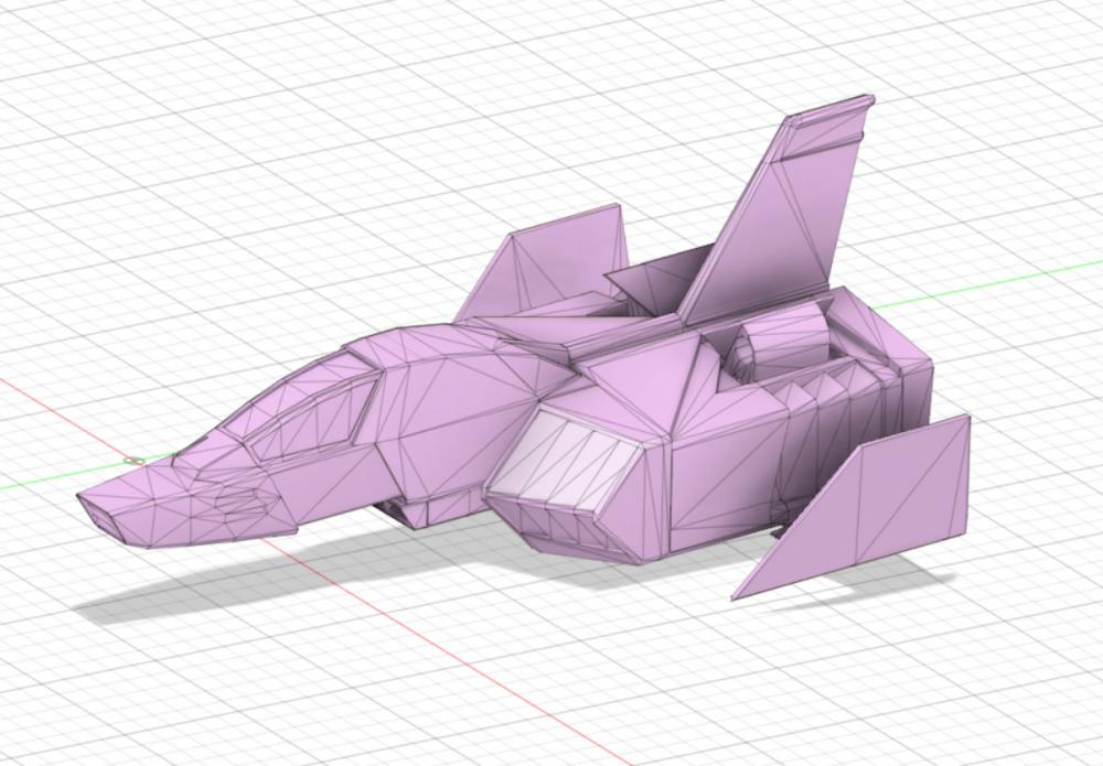 核心战机3D打印模型