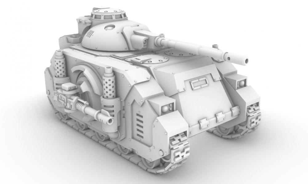 战锤坦克车4款合集3D打印模型