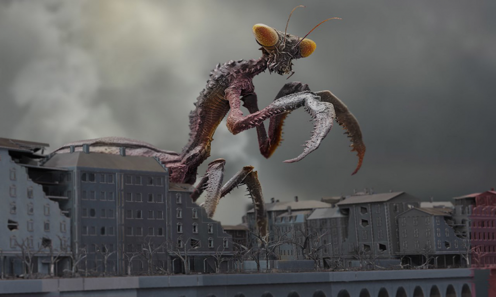 卡玛奇拉斯 螳螂怪兽3D打印模型