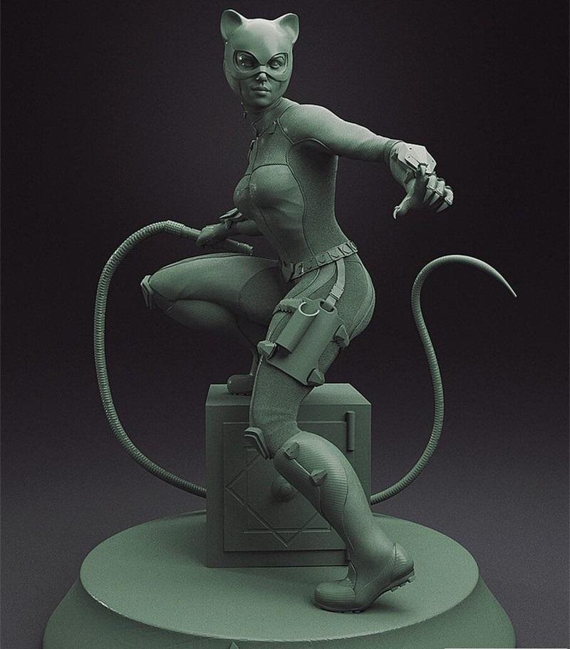 漫威 DC 猫女与保险箱3D打印模型