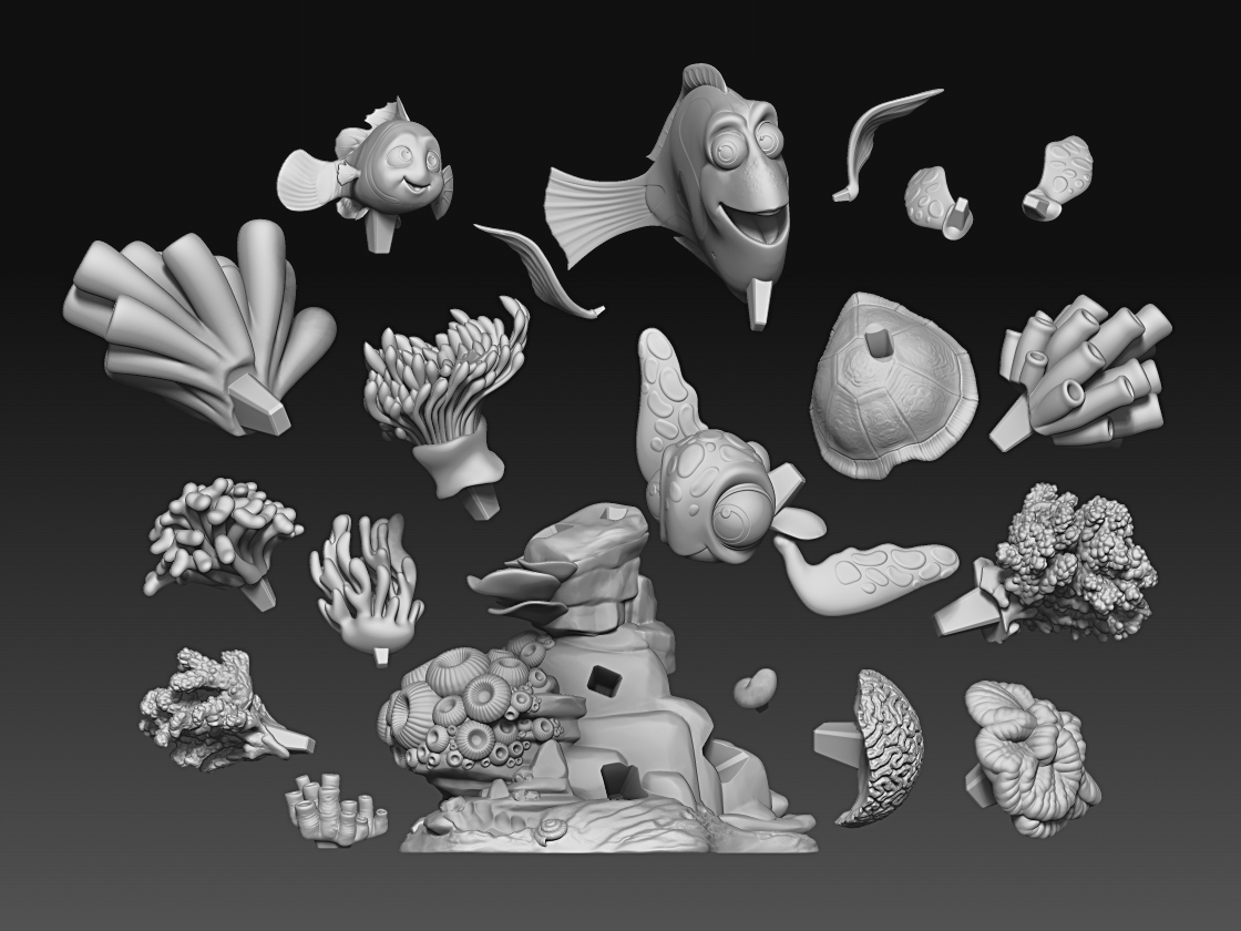 海底总动员3D打印模型