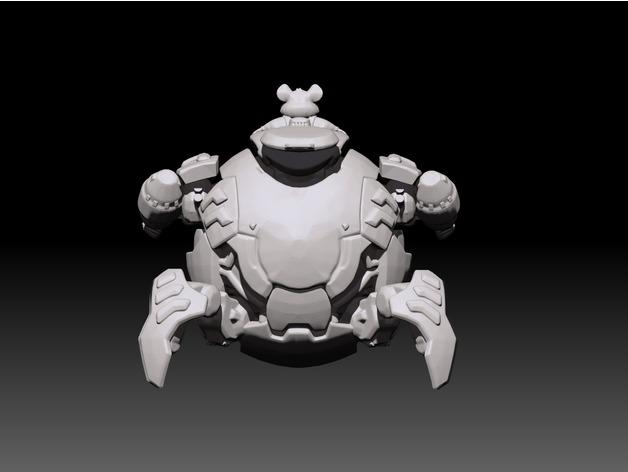 守望先锋 破坏球3D打印模型