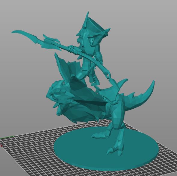 LOL英雄联盟克烈3D打印模型