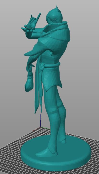 LOL英雄联盟月男厄斐琉斯3D打印模型