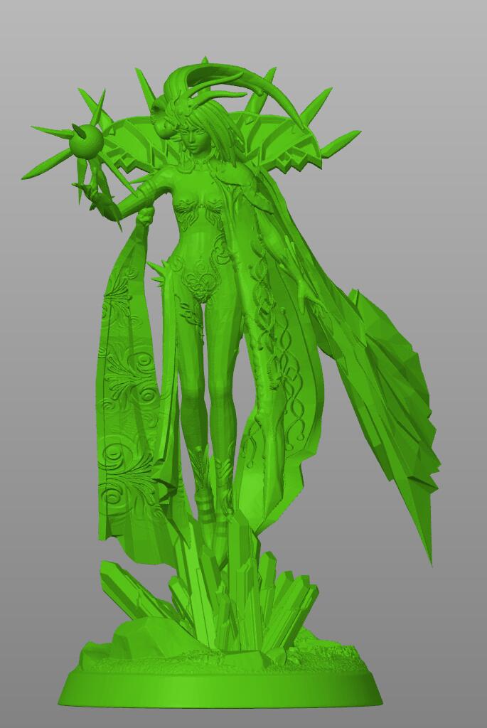 最终幻想 希瓦3D打印模型