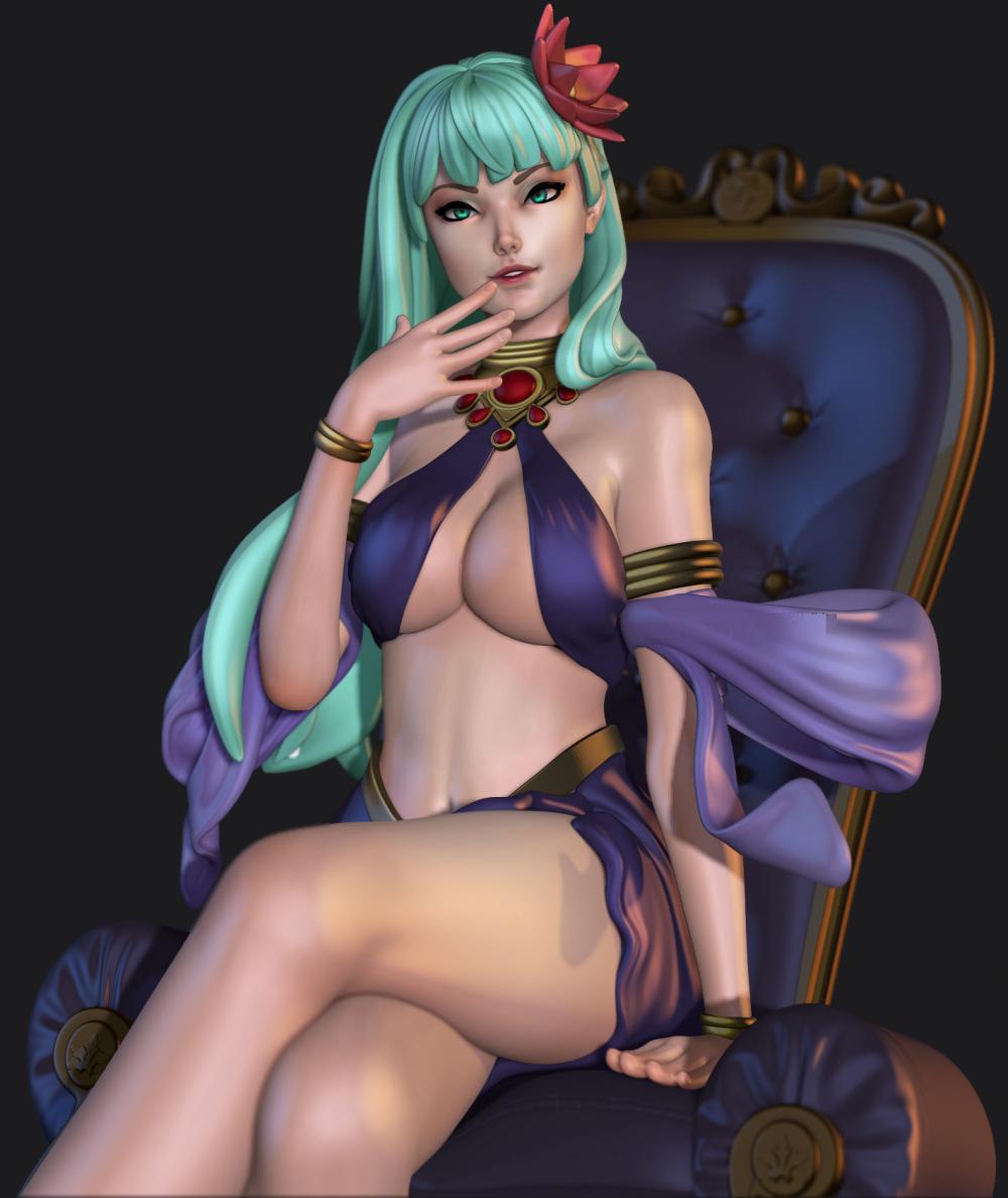 恶魔战士 莫妮卡3D打印模型