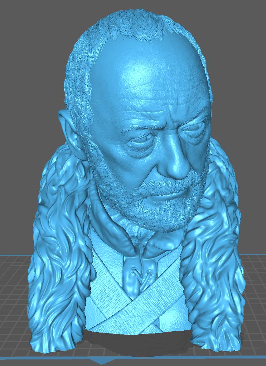 戴佛斯·席渥斯 胸雕3D打印模型