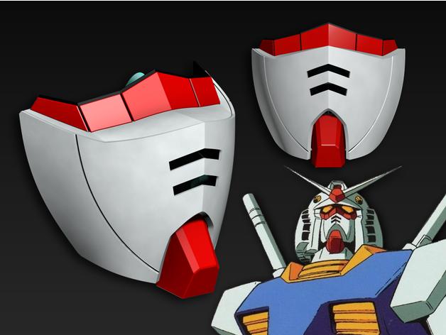 RX-78 高达口罩3D打印模型