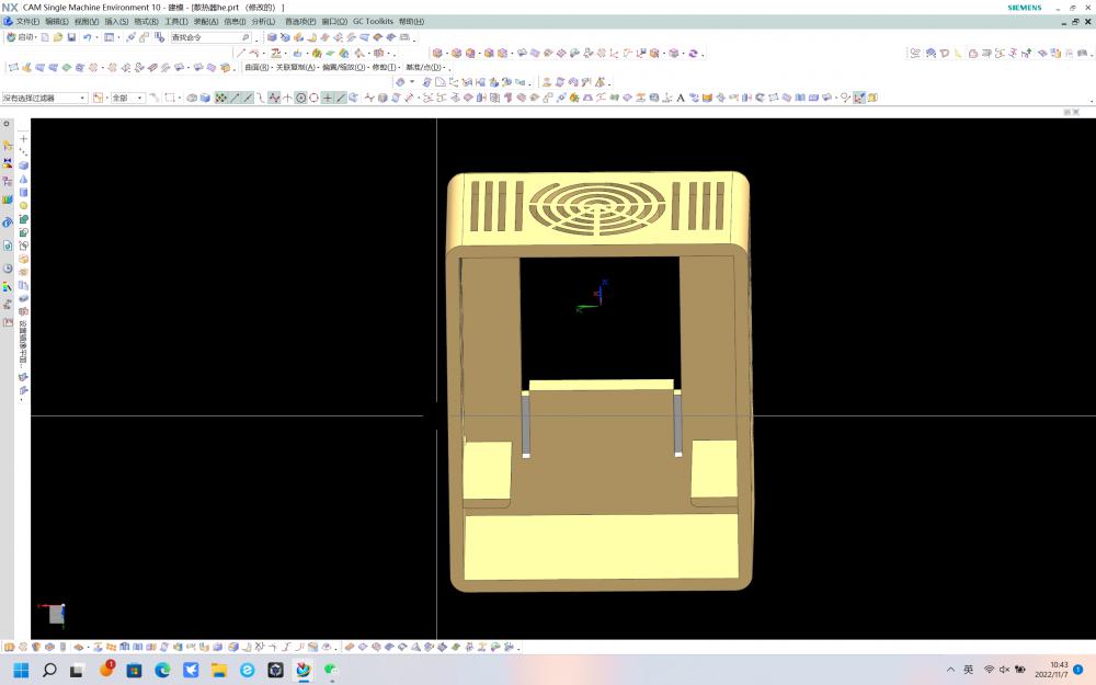 半导体散热器23*23半导体的3D打印模型