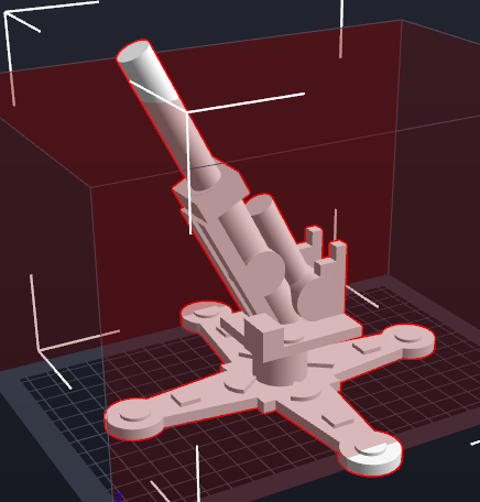 红警2苏俄防空炮3D打印模型